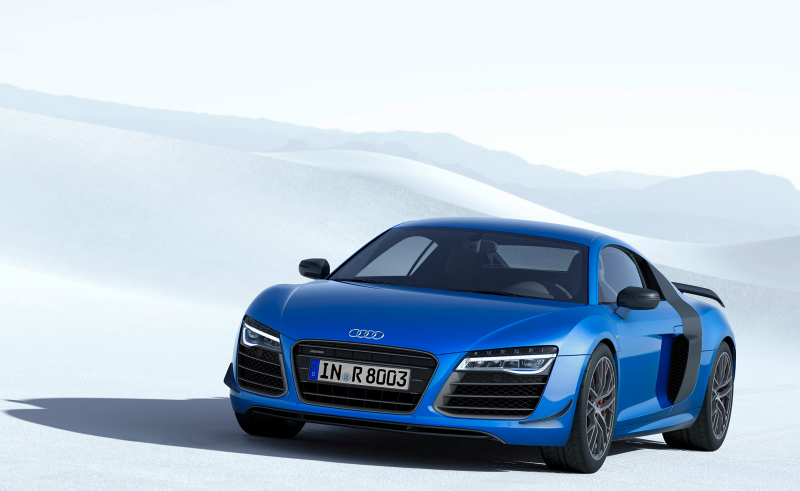 Illustration for article titled Audi R8 LMX To Annihilate Darkness With Laser High Beams